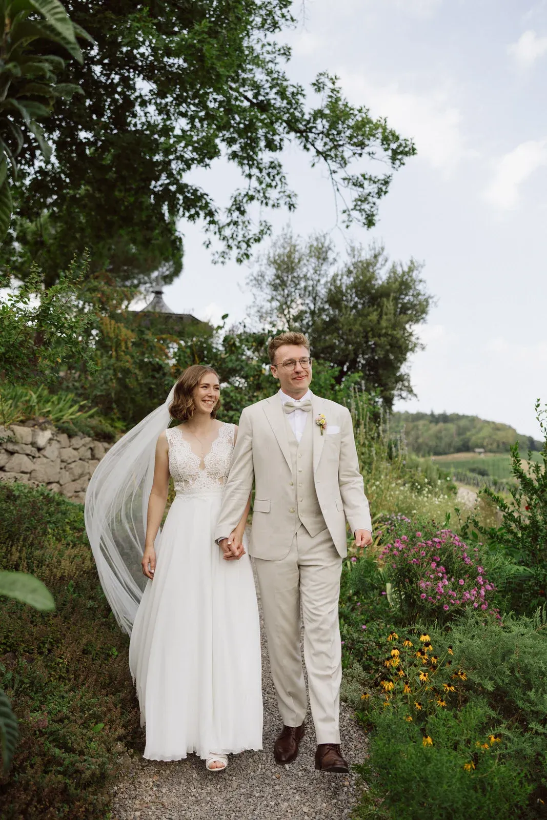 Hochzeitsfotograf Landau - Pfalz - Brautpaarshooting - luxuriöse Hochzeit
