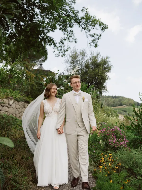 Hochzeitsfotograf Landau - Pfalz - Brautpaarshooting - luxuriöse Hochzeit