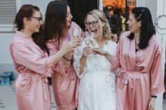 Hochzeitsfotograf im Saarland und der Pfalz - Getting Ready Brautjungfern mit Kimono