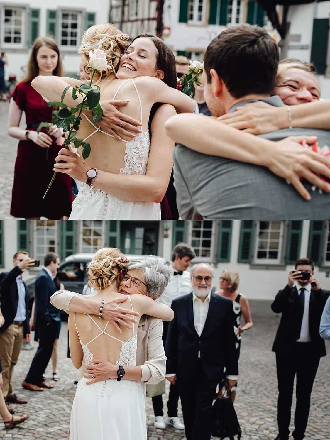 Hochzeitsfotograf in der Pfalz - Hochzeit mit Gratulation standesamtliche Hochzeit historisches Rathaus Deidesheim