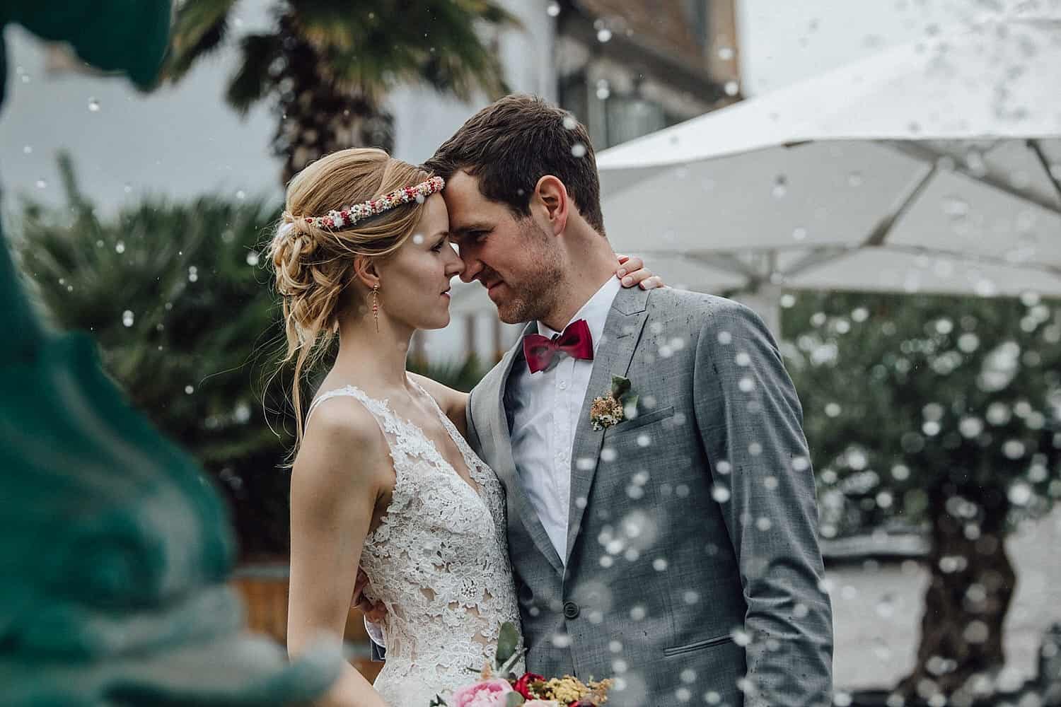 Hochzeit mit Brautpaarshooting in Deidesheim