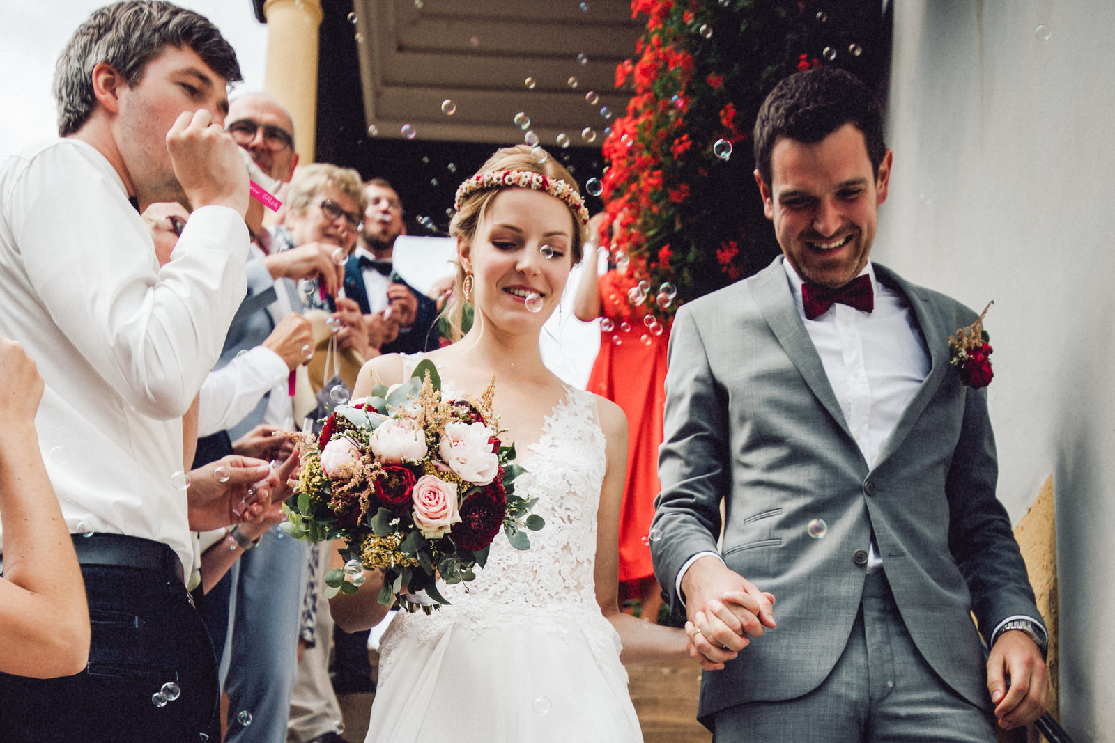 Hochzeitsfotograf Deidesheim - standesamtlich Heiraten im historischen Rathaus - Brautpaarshooting in der Altstadt - Gratulationen - Andreas Heu