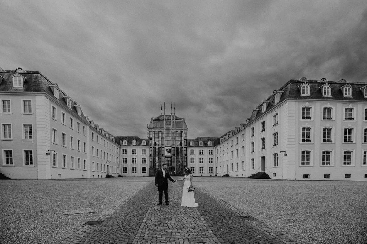 Hochzeitsfotograf Saarbrücken - Andreas Heu - Schlossgarten Brautpaarshooting
