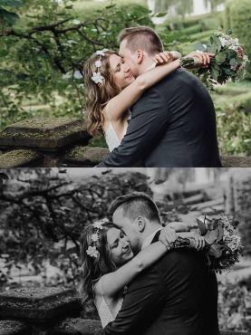 Hochzeitsfotograf Pfalz und Saarland-Brautpaarshooting am Schloss von Saarbrücken