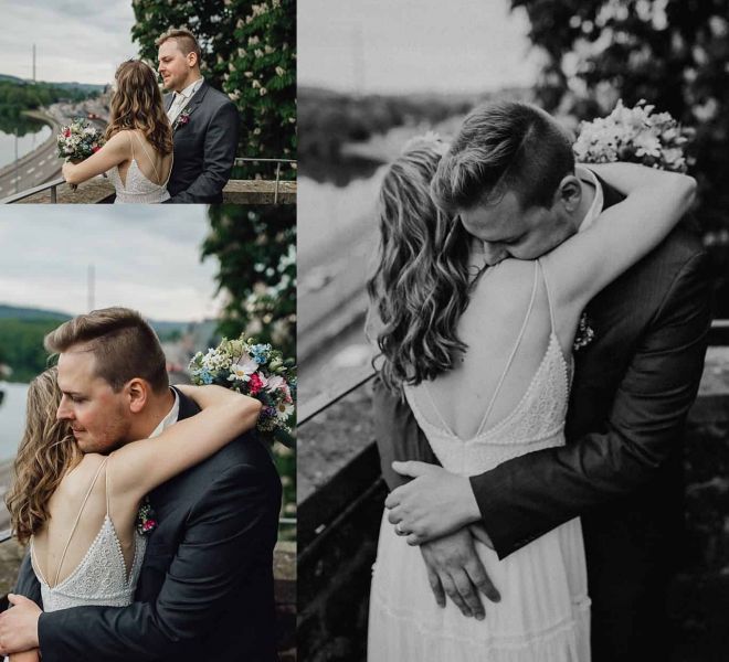 Hochzeitsfotograf Saarbrücken - Andreas Heu -Brautpaarshooting Schloss Garten Saarbrücken