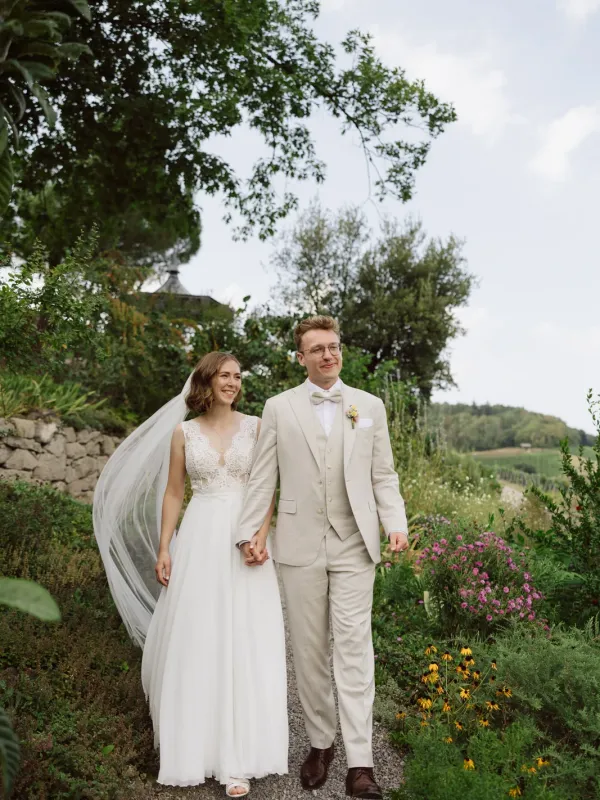 Hochzeitsfotograf Landau - Pfalz - Brautpaarshooting - luxuriöse Hochzeit