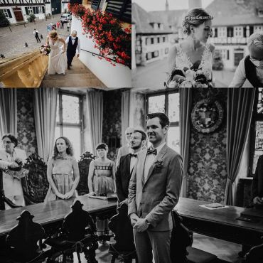 Hochzeitsfotograf in der Pfalz - standesamtliche Hochzeit historisches Rathaus Deidesheim
