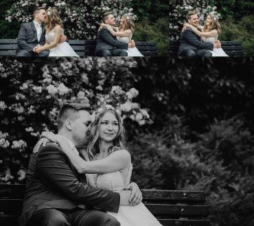 Hochzeitsfotograf Pfalz und Saarland-Brautpaarshooting am Schloss von Saarbrücken
