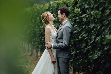 Hochzeitsfotograf im Saarland und der Pfalz - Hochzeit mit Brautpaarshooting in Forst an der Weinstraße
